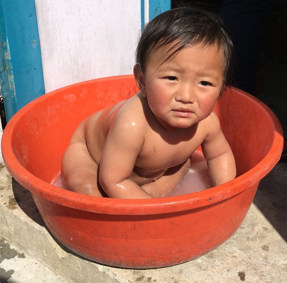 Bathing time