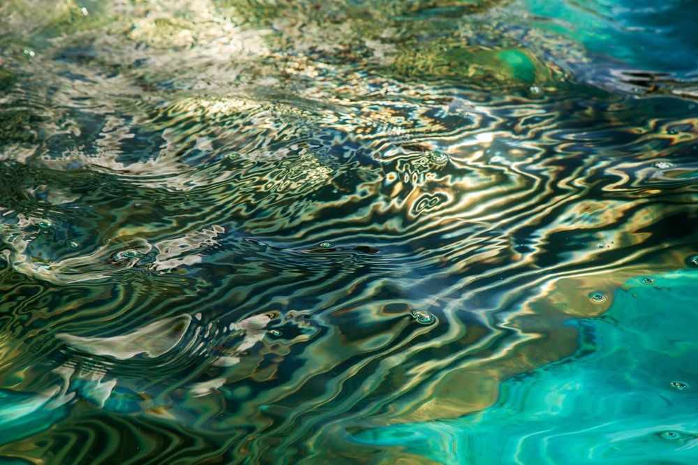 abstract reflection in water