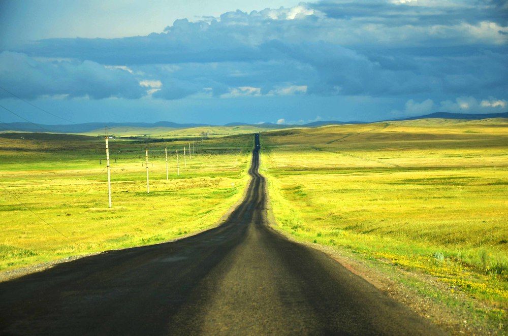 дорога в горизонт