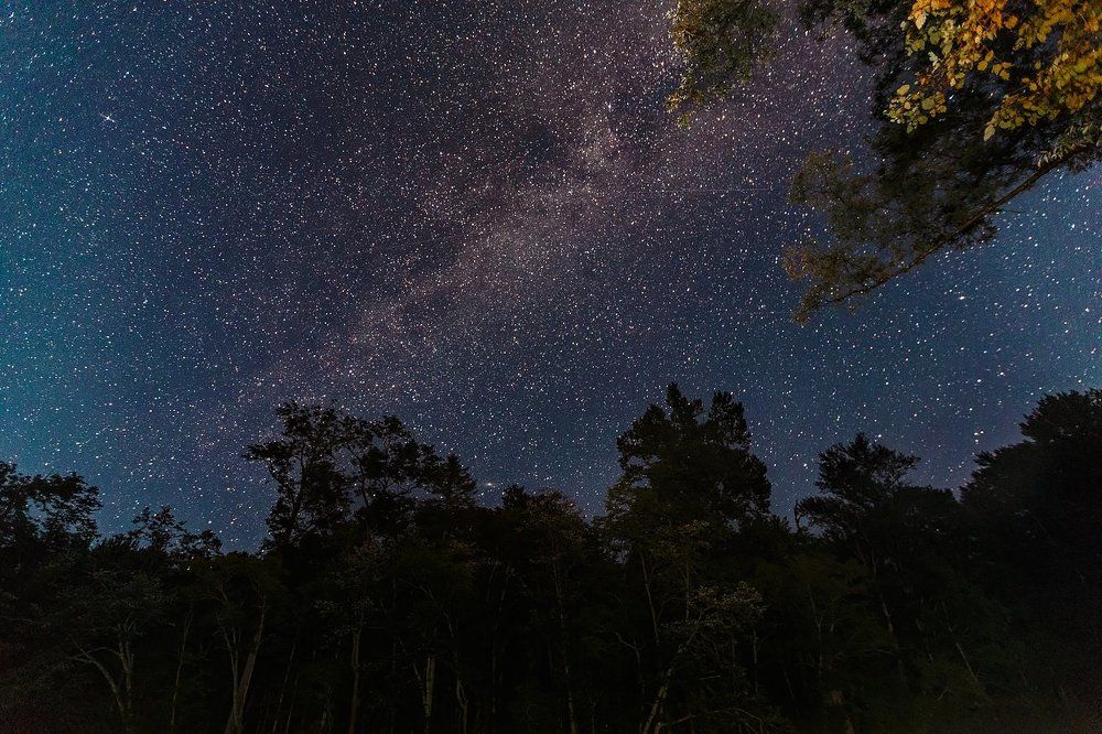 Млечный путь над рекой Чукен