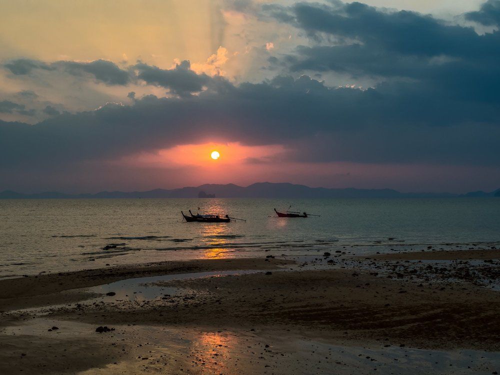 Sunset over Krabi