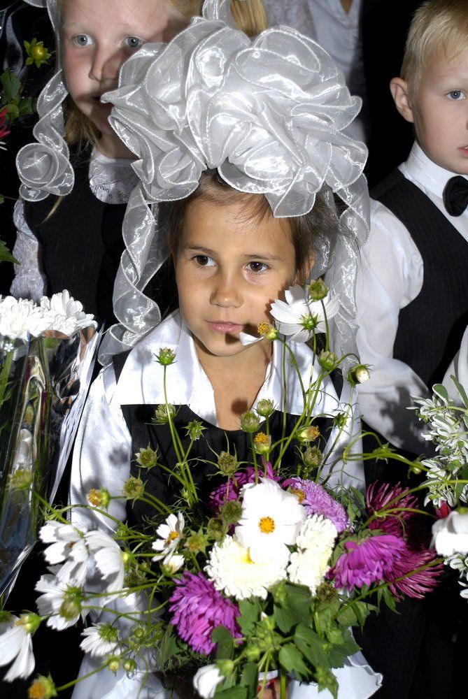 Первокласница.