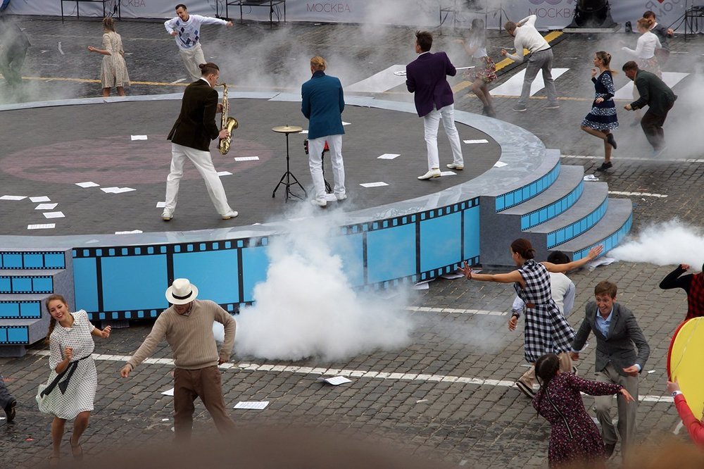 Стиляги на Красной площади