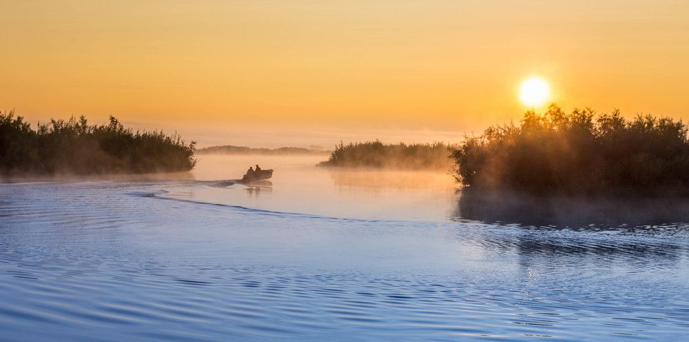 Утро на Енисее