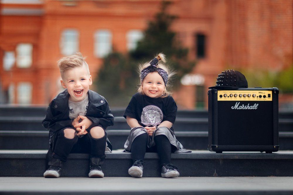 Дети в стиле рок-н-ролл