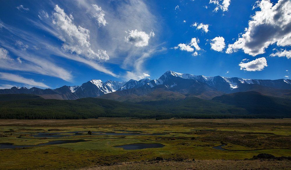 Вид на CXЧ (Севоро-Чуйский хребет)