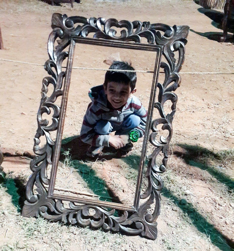 The boy in the frame