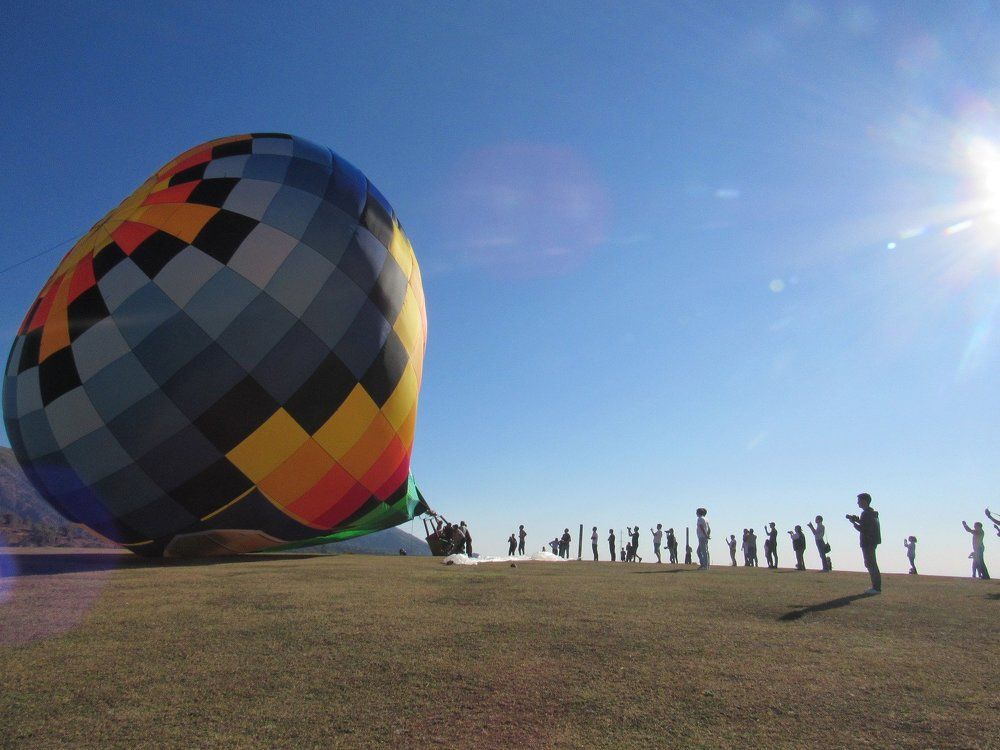 Запуск воздушного шара