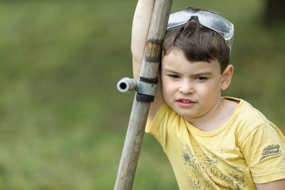 На покосе...