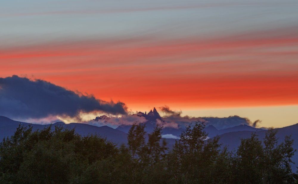 Ганальские остряки на закате