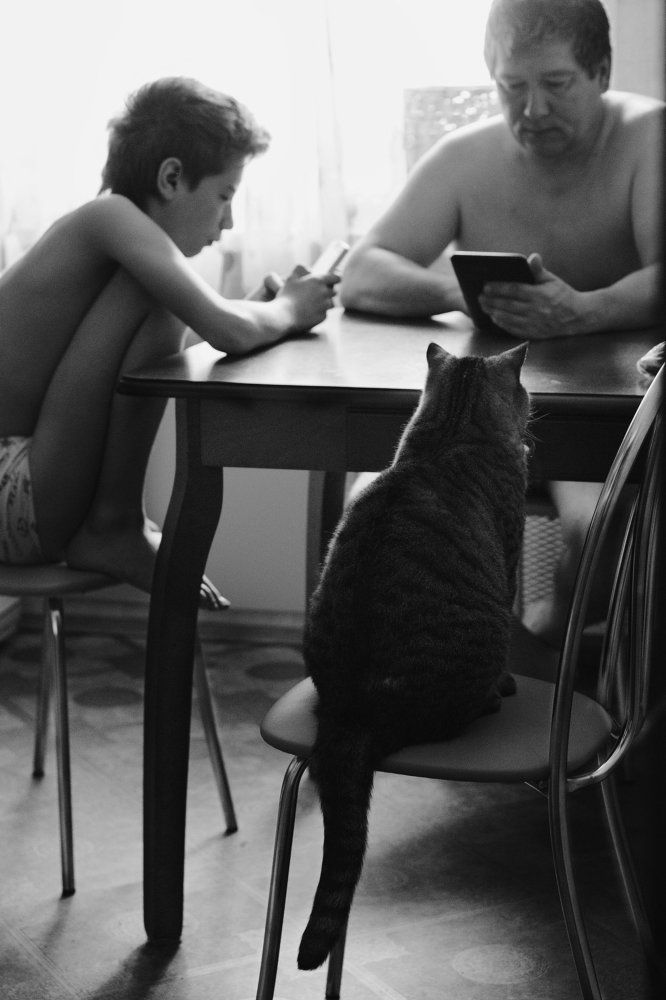 В ожидании завтрака.