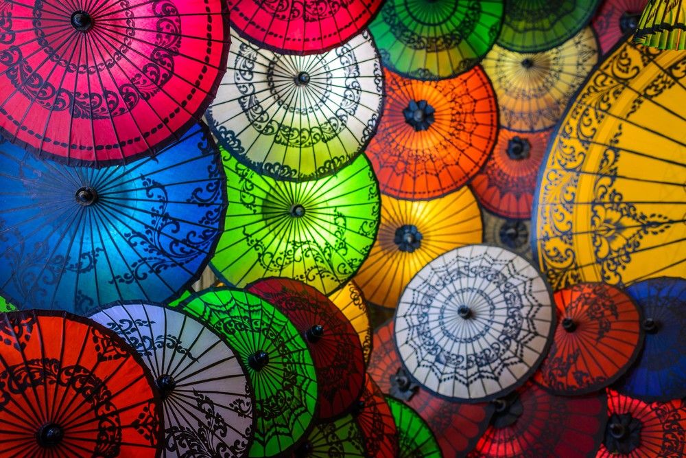 Dazzling Color - Bagan Umbrella