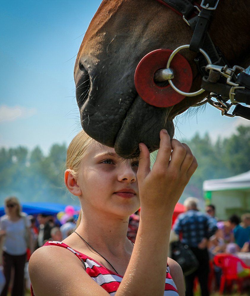 На празднике Сабантуй