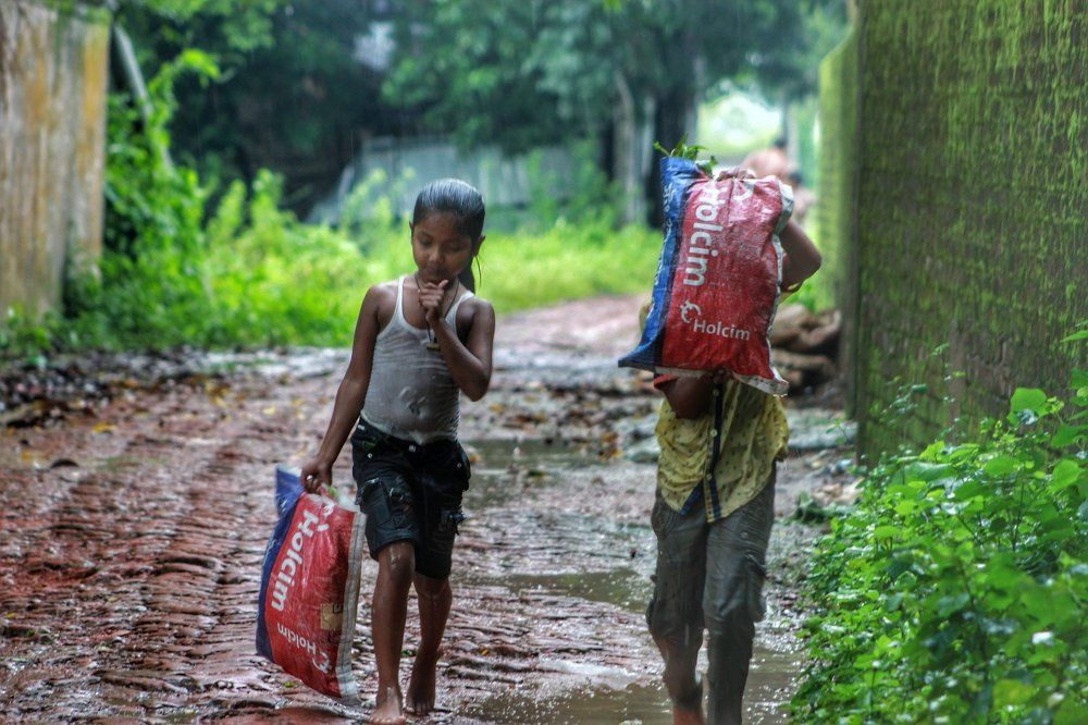 Childhood in monsoon