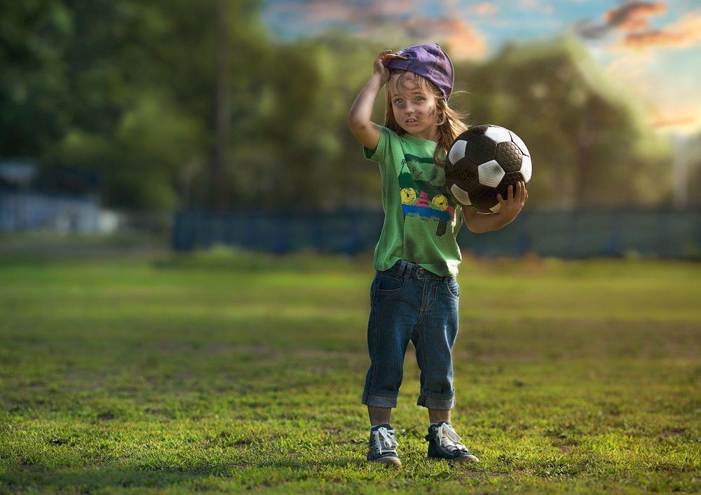 Футболистка