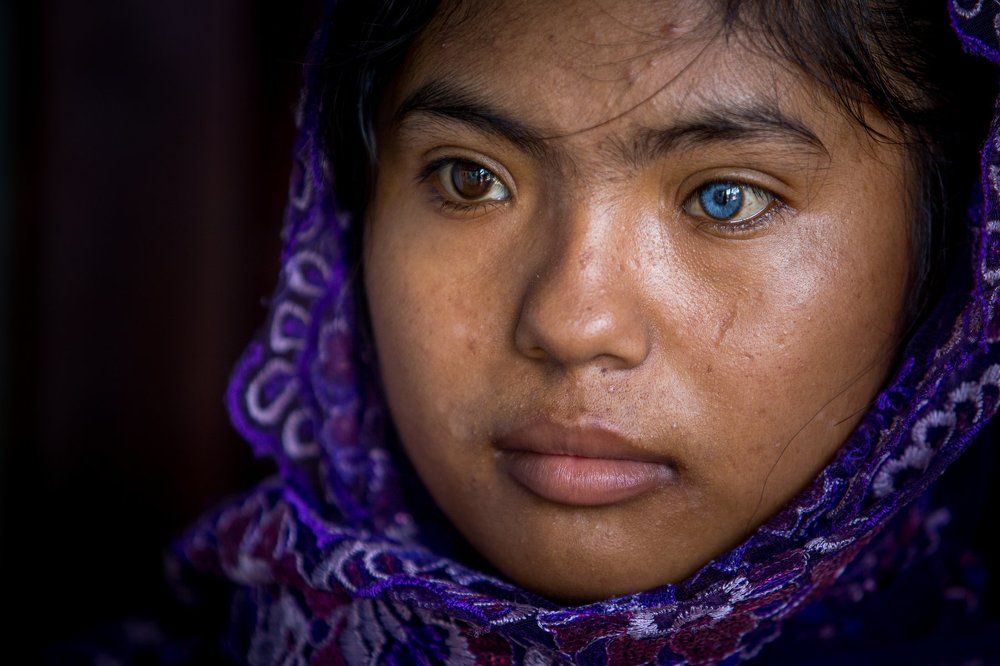 Portrait of a Cham girl