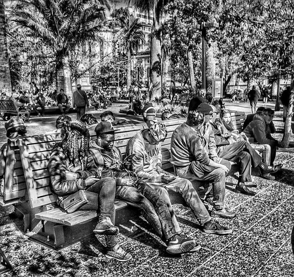 Blancos y negros urbanos