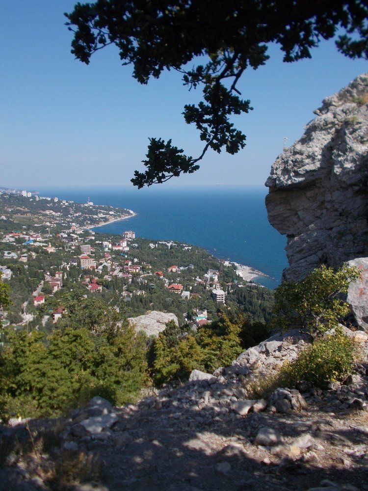 Крым. Вид с горы-Кошки.