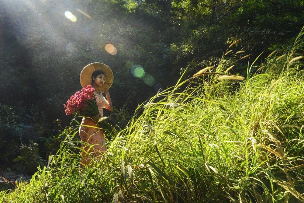Myanmar woman