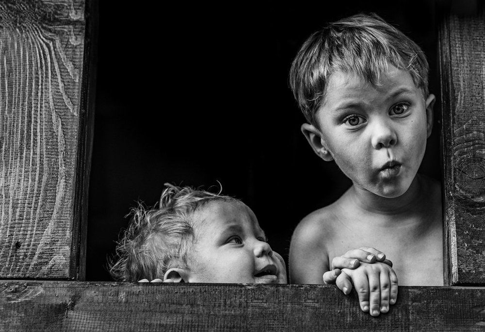 детство, босоногое и голопузое))