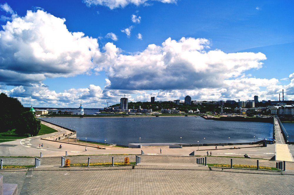 Bay of the Volga River, Cheboksary/Залив реки Волги, Чебоксары