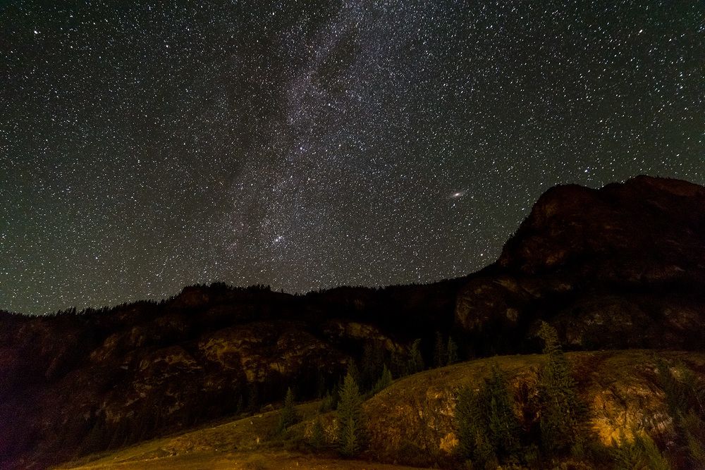 Ночь на Алтае