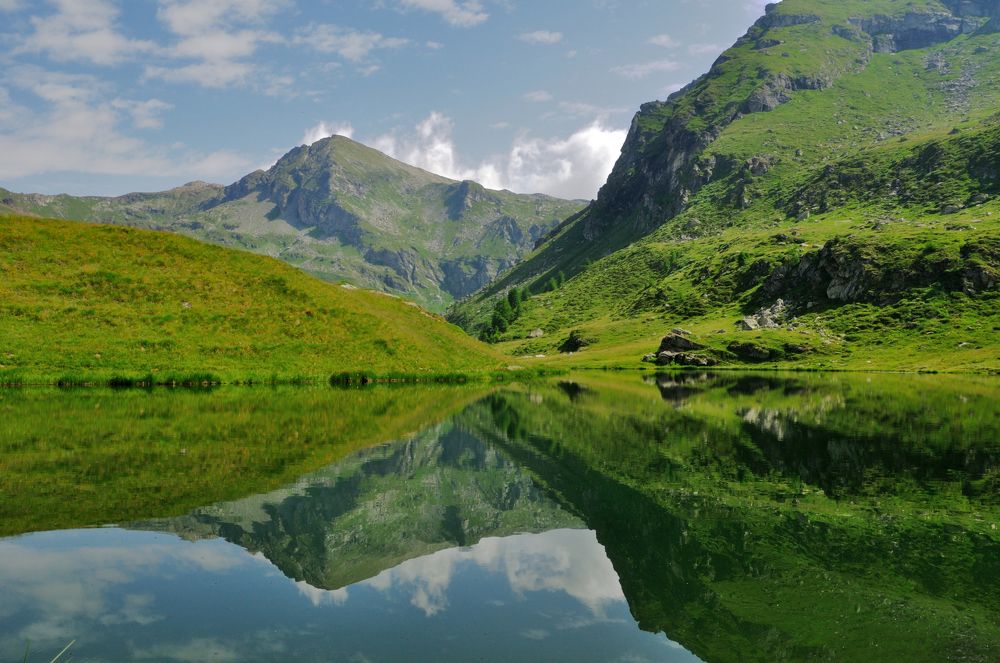 Утро в горах