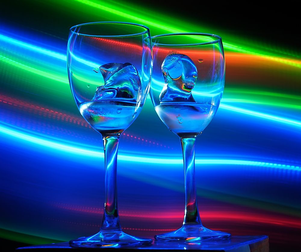 Бокалы со льдом