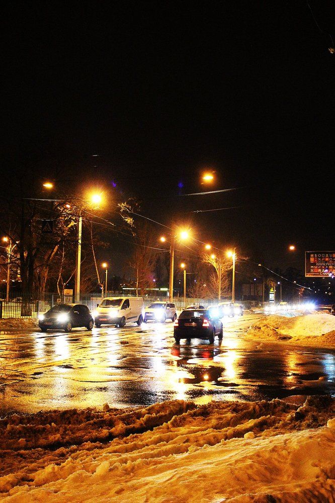 Перекресток  НОЧЬ