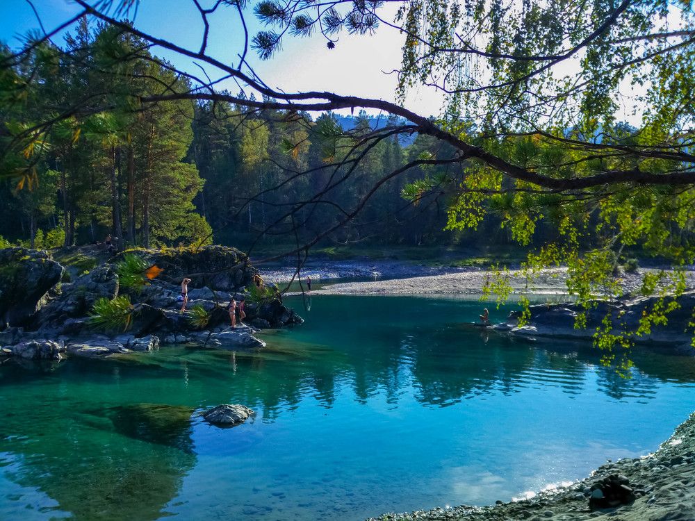 Голубые озёра. Алтай