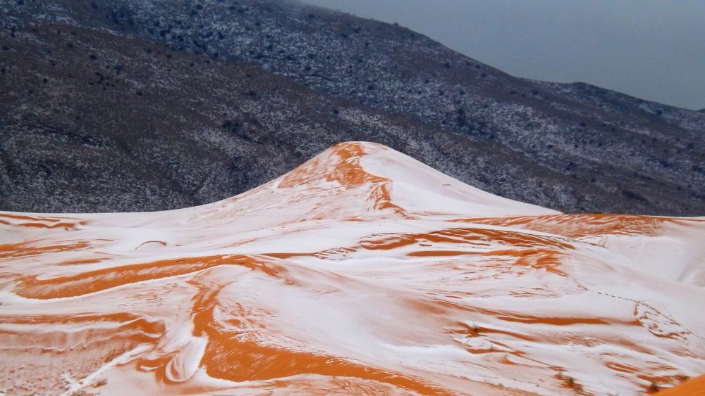snow in sahara