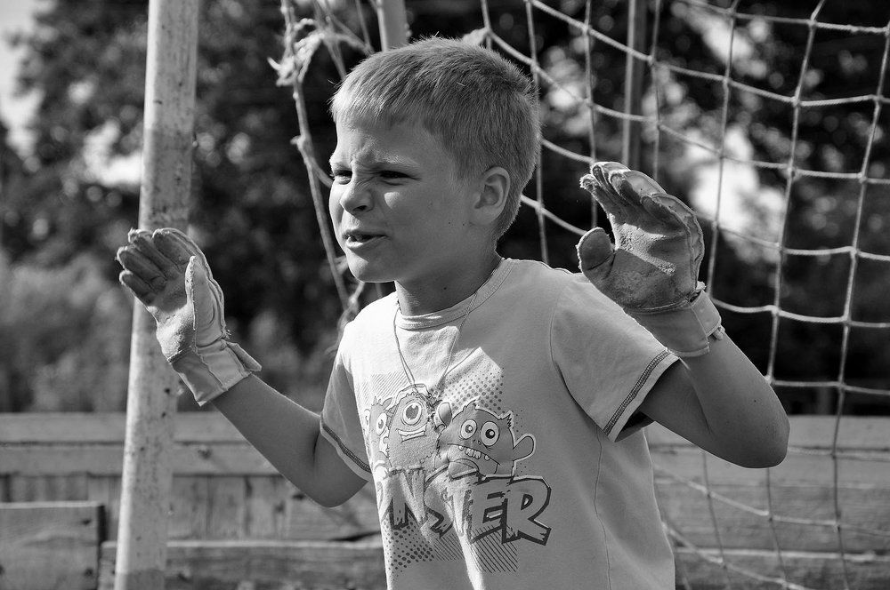 Митька - лучший вратарь!