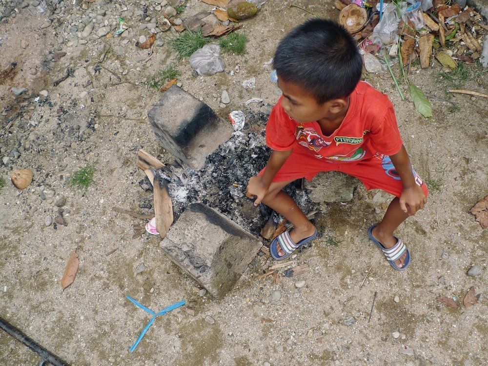 sitting on the stove