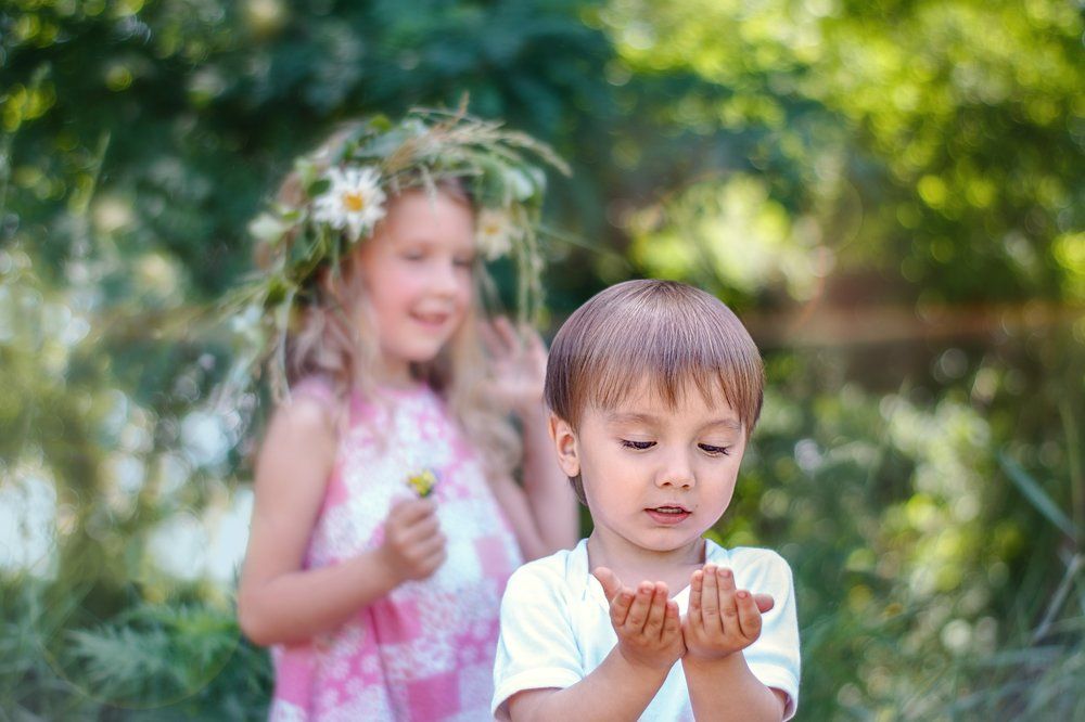 Собираю лучики в ладошки