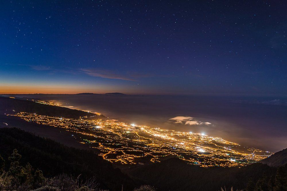 Огни ночного города