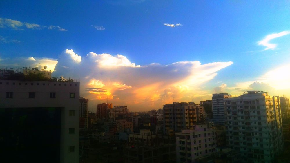 Urban evening sky !!!