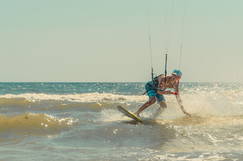Kite surfing