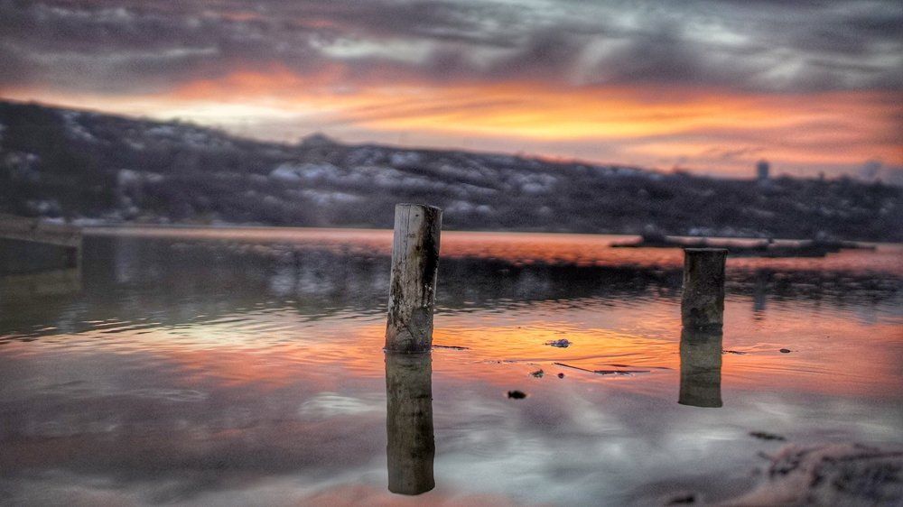 Закат в феврале