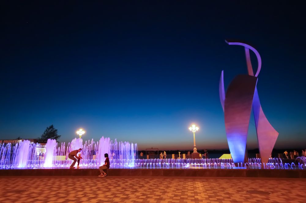 Набережная волги Самара