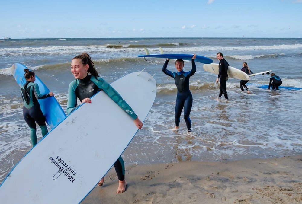 Серфинг на Балтийском море