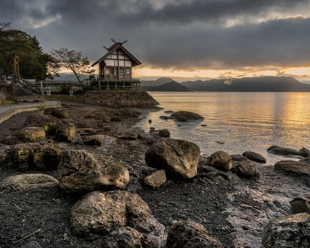 Озеро Тазава. Япония