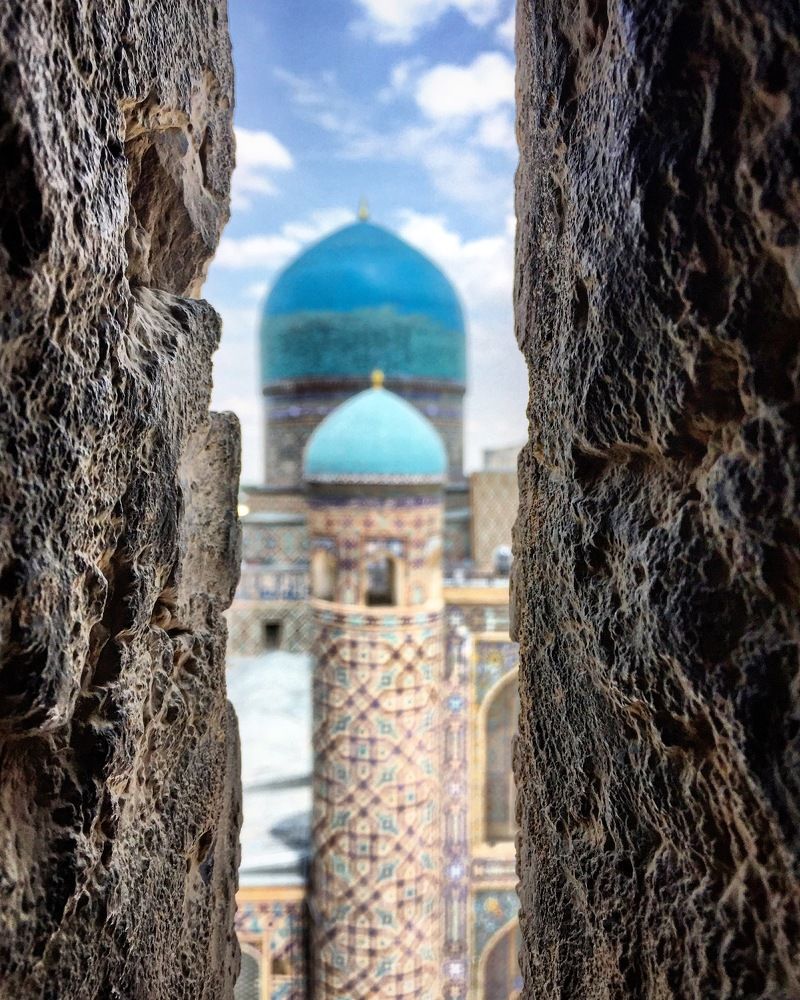 Древние стены Самарканда