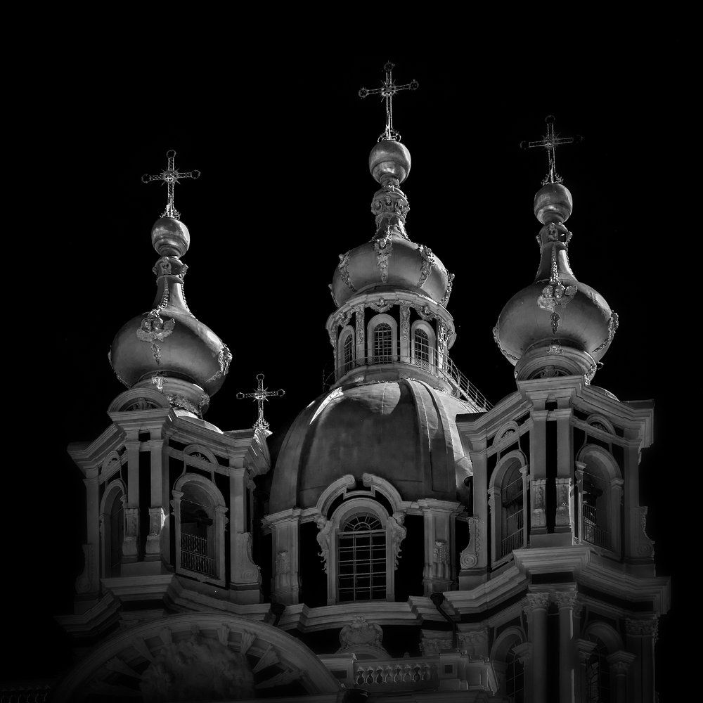 Фрагмент Смольного собора.