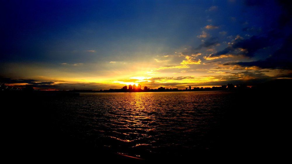 Bright sunset