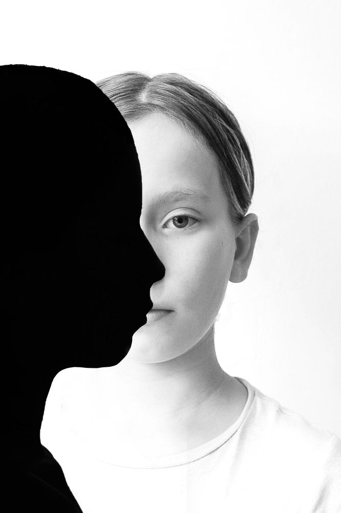 Портрет профиль-анфас