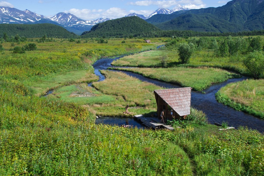Nalychevskaya valley in Kamchatka