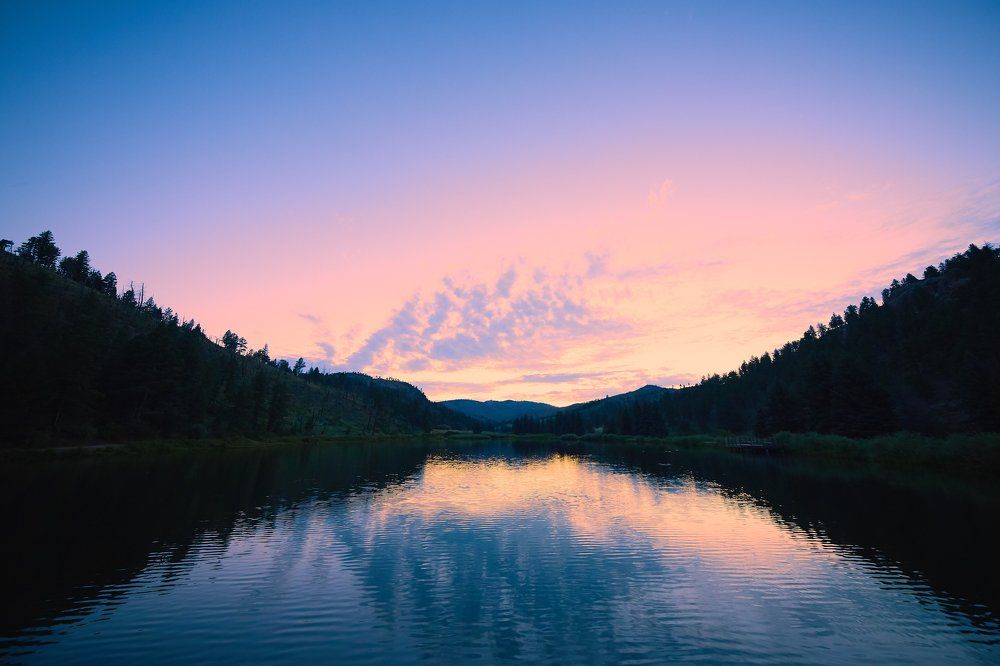 Sunset on Crystal Lake