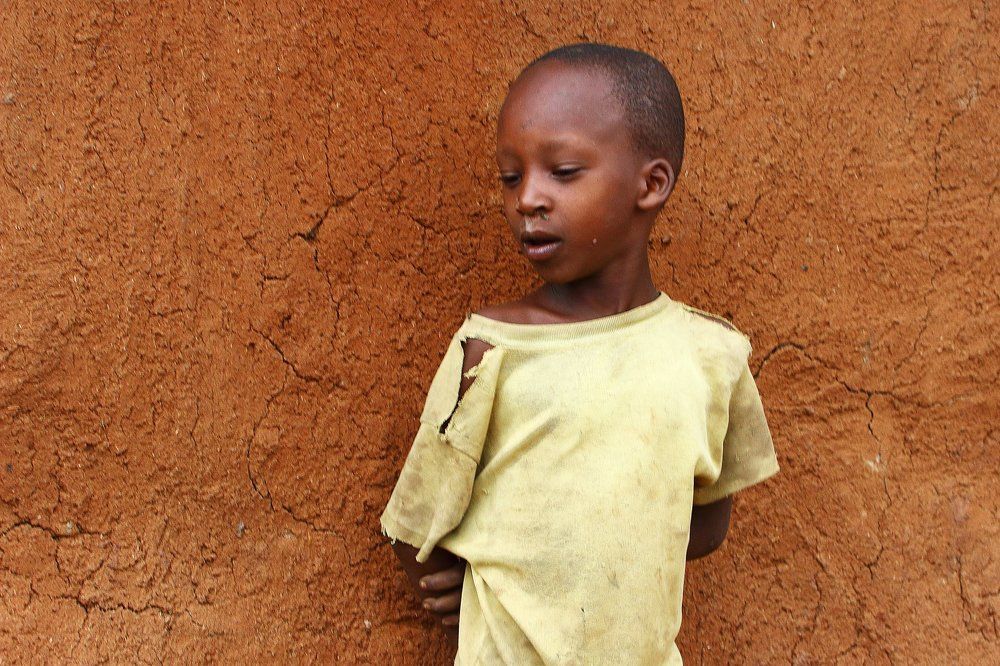 маленькие масаи с берегов речки Мары