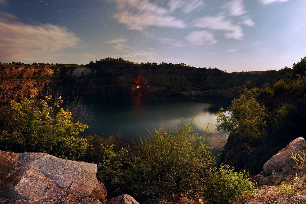 Ночная романтика под звездами