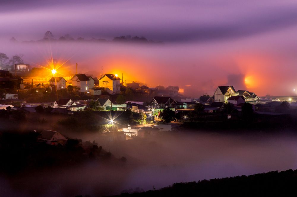 DaLat City by Night